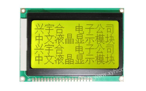 LCD12864液晶显示屏原理,12864液晶模块显示原理图